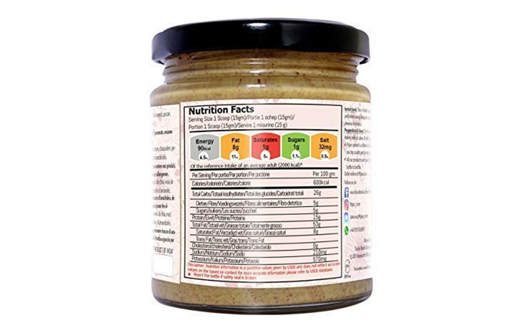 Fitjars Superfood Cashew Butter    Glass Jar  200 grams